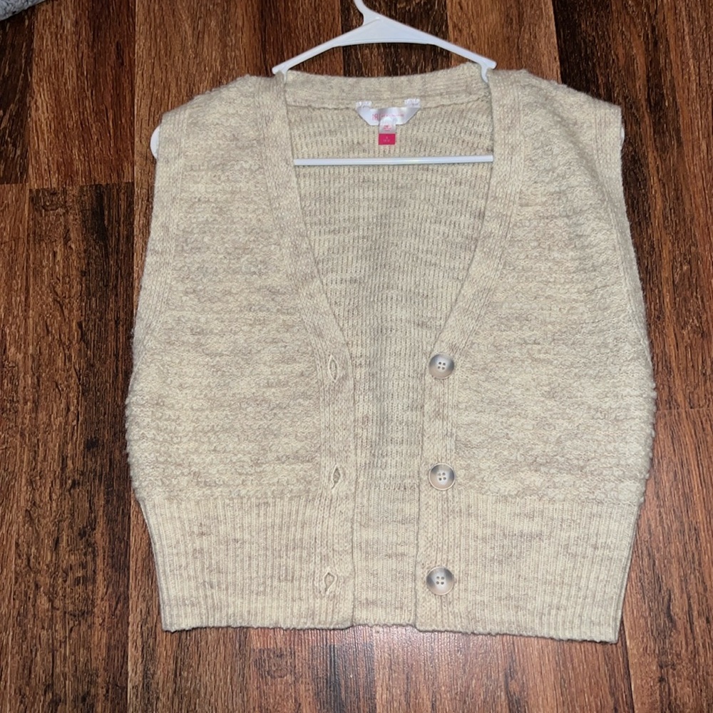Fur Button Vest